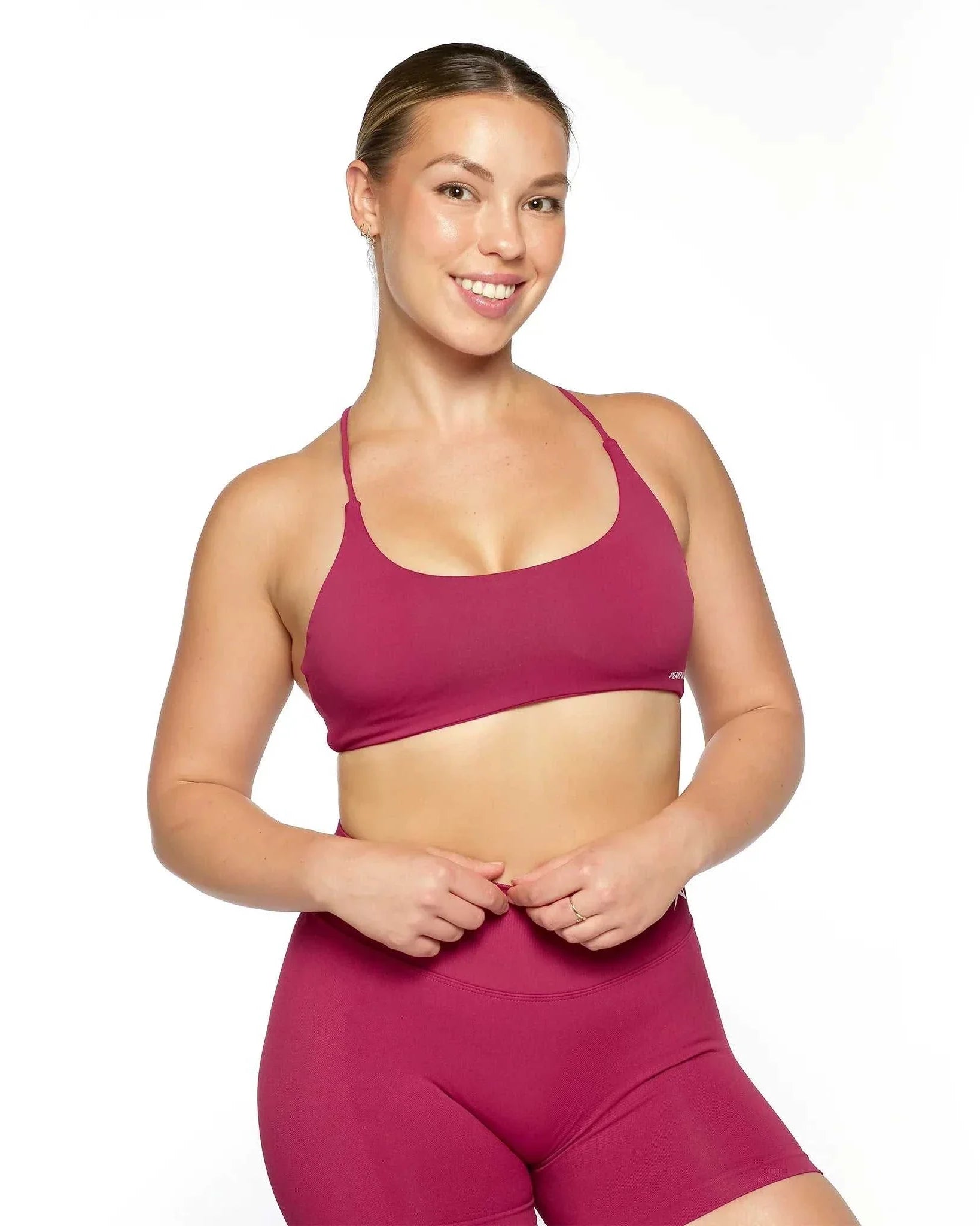 Twist Back Sports Bra