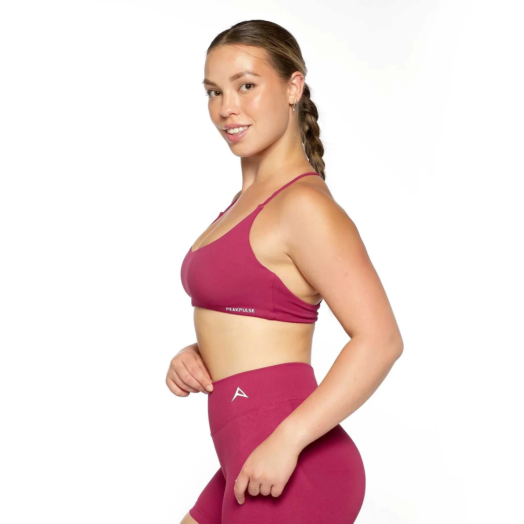 Twist Back Sports Bra