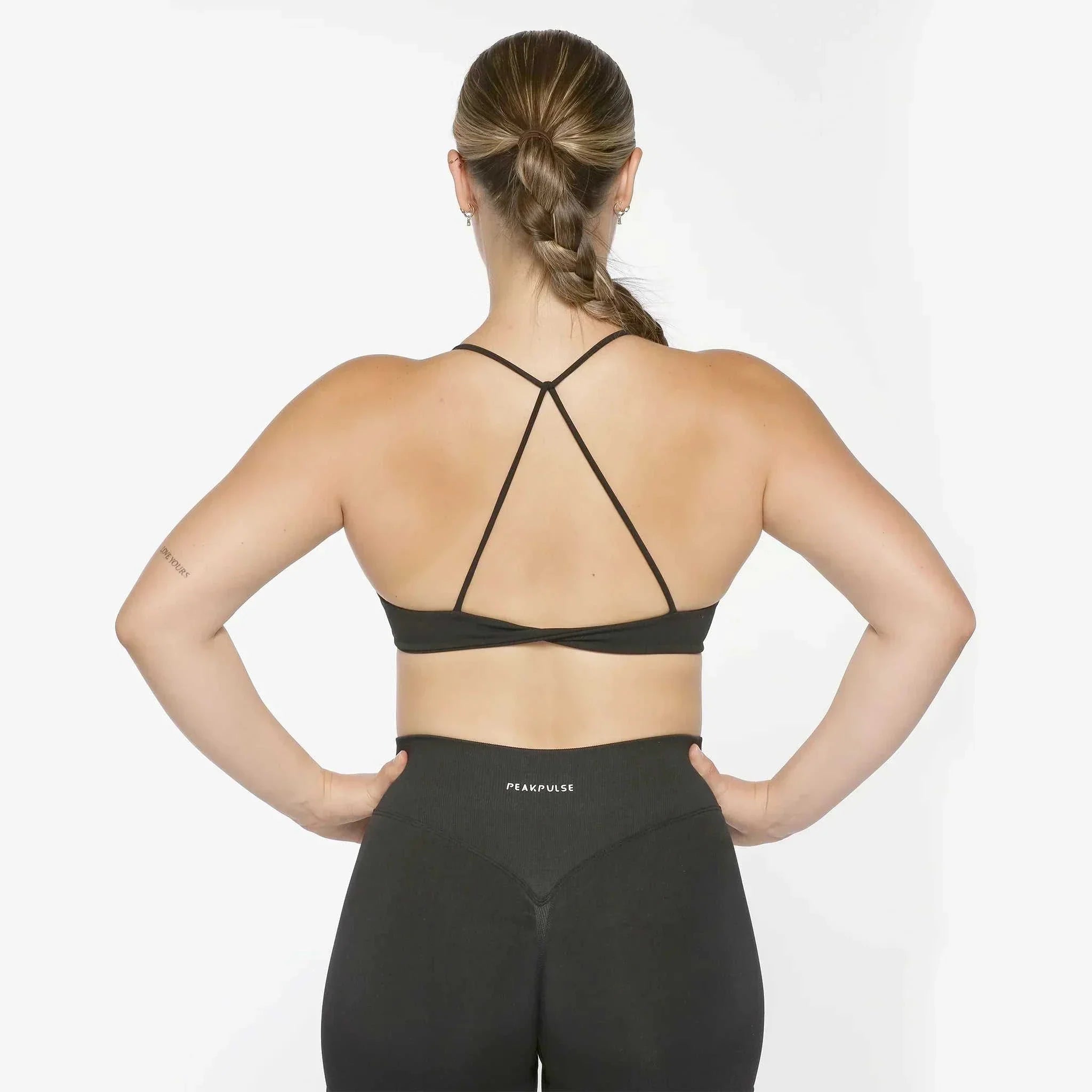 Twist Back Sports Bra